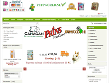 Tablet Screenshot of petsworld.nl